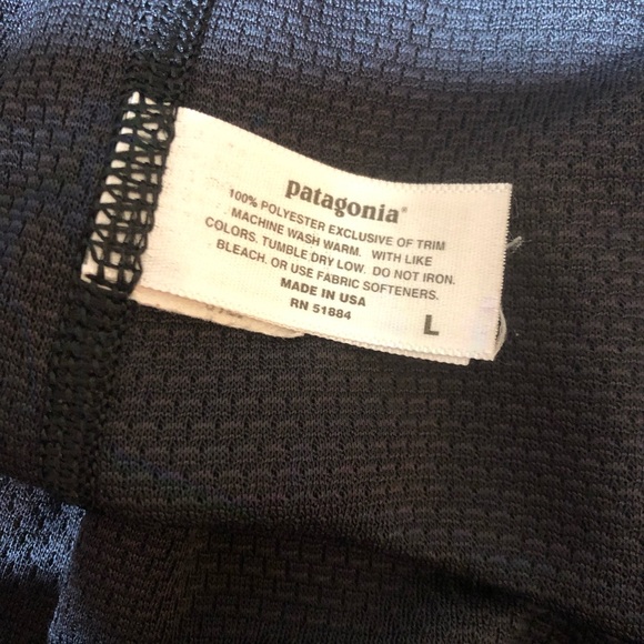 Vintage Patagonia Capilene Base Layer Pants Mens Large Black Lightweight USA - Picture 4 of 14